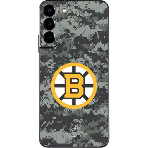 NHL Boston Bruins Camo Galaxy S22 Plus Skin